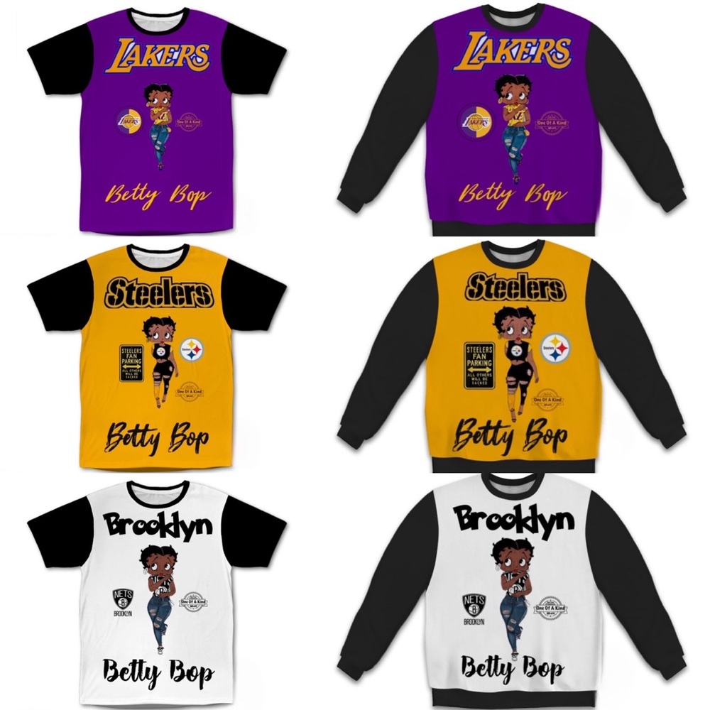 - One Of A Kind Apparel 🌍 “ Betty Bop “ Shirt & Crewneck